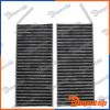 Filtre d'habitacle à charbon pour RENAULT | FCF-RE-033C, 16-123190019S
